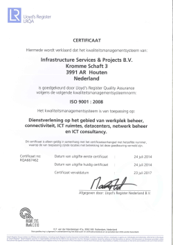 ISO 9001:2008 SPIE-ICS 2014-2017