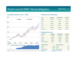 Track record EMU Staatsobligaties