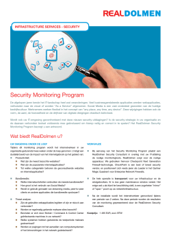 Security Monitoring Program (02 October 2014)
