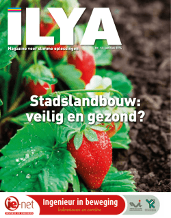 Stadslandbouw: veilig en gezond?