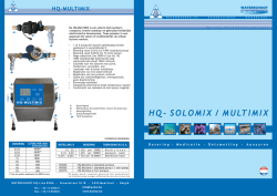 Doseerpompen Solomix/Multimix - HQ