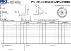 Puttenstaat PVC erfscheiding-drainageputten