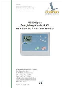 Handleiding MS1002plus