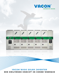 VACON 8000 Solar Brochure