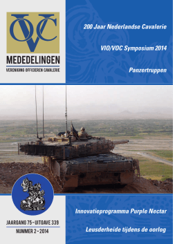 VIO/VOC Symposium 2014 200 Jaar Nederlandse Cavalerie