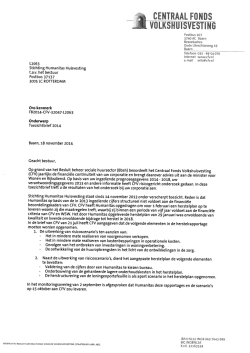 L2063 Toezichtbrief 2014