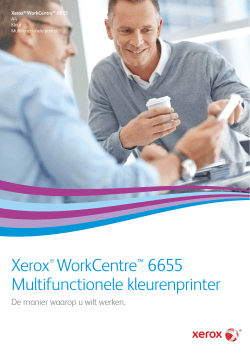 Brochure van Xerox WorkCentre 6655