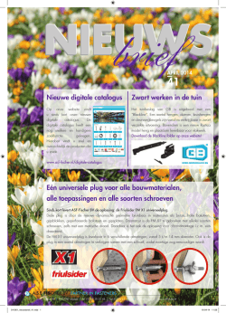 E&eacute;n universele plug voor alle bouwmaterialen, alle