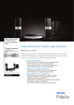 HTB9225D/12 Philips 2.1 3D Blu-ray home cinema met Crystal
