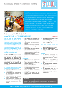 Allround ICT medewerker1 - AWL