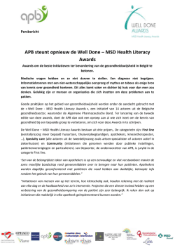 Download hier de PDF van de persbericht.