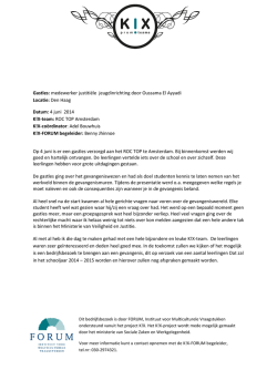 Gastles: medewerker justitiële jeugdinrichting door Oussama El