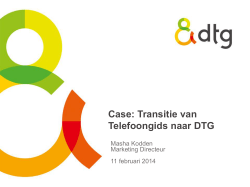 Transitie van Telefoongids naar DTG