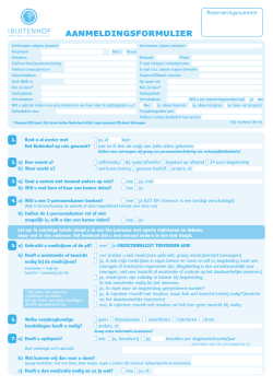 Buitenhof aanmeldingsformulier 2015