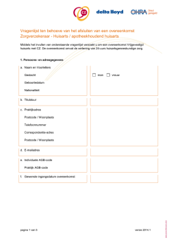 Huisarts / apotheekhoudend huisarts