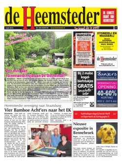 GRATIS - De Heemsteder