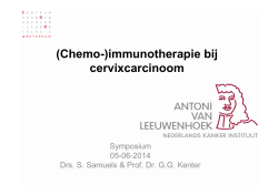 Chemo-immunotherapie bij baarmoederhalskanker