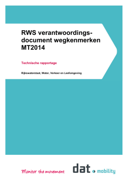 document wegkenmerken MT2014