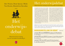 Het onderwijs- debat