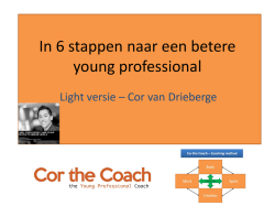 In 6 stappen naar een veel betere Young Professional