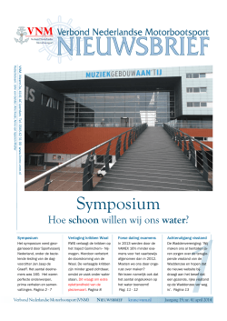 Nieuwsbrief april 2014 - Watersportvereniging Ouder Amstel