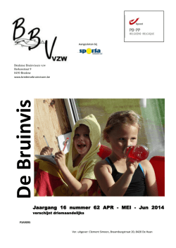 Jaargang 16 nummer 62 APR - MEI - Jun 2014