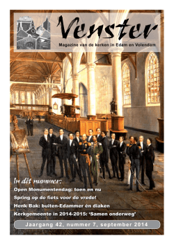 Jaargang 42, nummer 7, september 2014