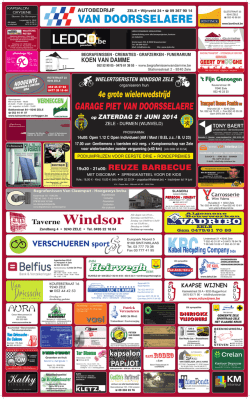 VAN DOORSSELAERE - WTC Wielertoeristen Windsor Zele