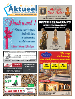 Editie Aalst - 10/12/2014 (week 50)