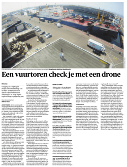 Een vuurtoren check je met een drone
