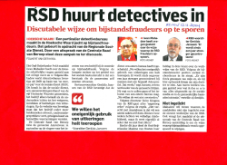 RSD huurt detectives in