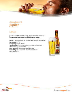 Download de product info van jouw AB InBev bieren