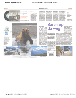 Brabantsdagblad 16-8-2014 - GreatLakes