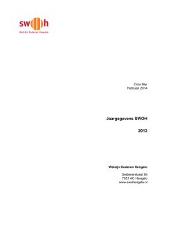 Jaarverslag 2013