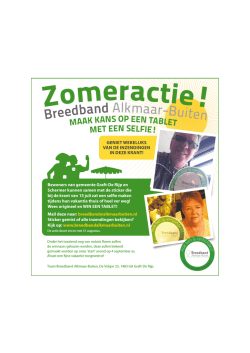 bekijk hier de advertentie - BreedBand Alkmaar Buiten