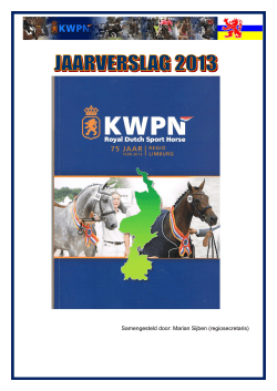 jaarverslag 2013