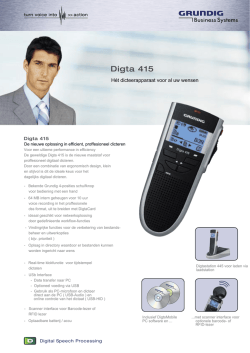 Digta 415 - Kanteff Speech Processing