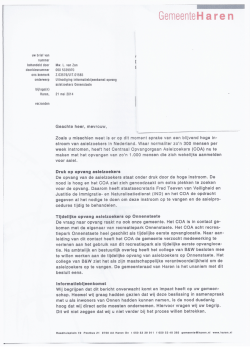 Klik hier voor de brief