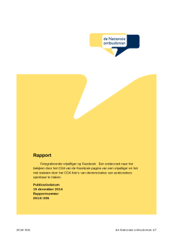 Rapport 2014/ 206 - Nationale Ombudsman
