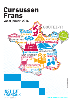 Download (PDF) - Institut Francais - Pays-Bas
