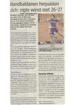 Handbaldames herpakken zich