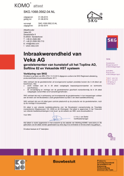 Inbraakwerendheid van Veka AG