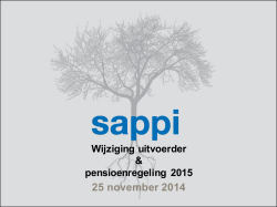 Uitleg nieuwe pensioenregeling SappiPDF