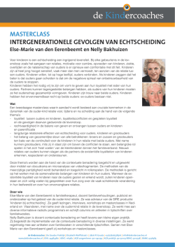intergenerationele gevolgen van echtscheiding