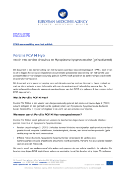 Porcilis PCV M Hyo - European Medicines Agency