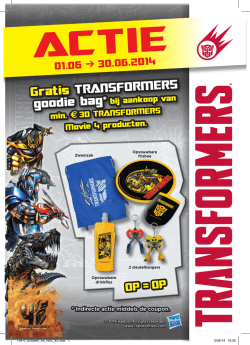 Gratis TRANSFORMERS Gratis TRANSFORMERS