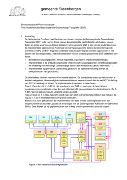 Plan van aanpak. - Raadsinformatie gemeente Steenbergen