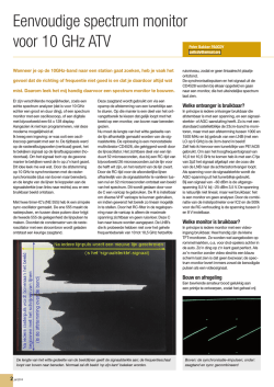 Eenvoudige spectrum monitor voor 10 GHz ATV
