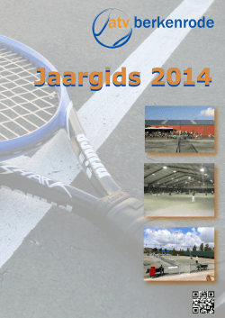 Jaargids 2014 - ATV Berkenrode