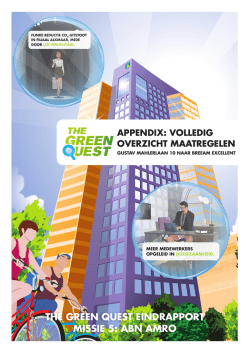 Green Quest - Appendix